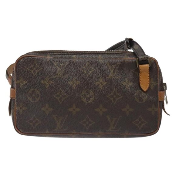 Authentic LOUIS VUITTON Monogram Marly Bandouliere Shoulder Bag M51828 LV - Picture 9 of 16